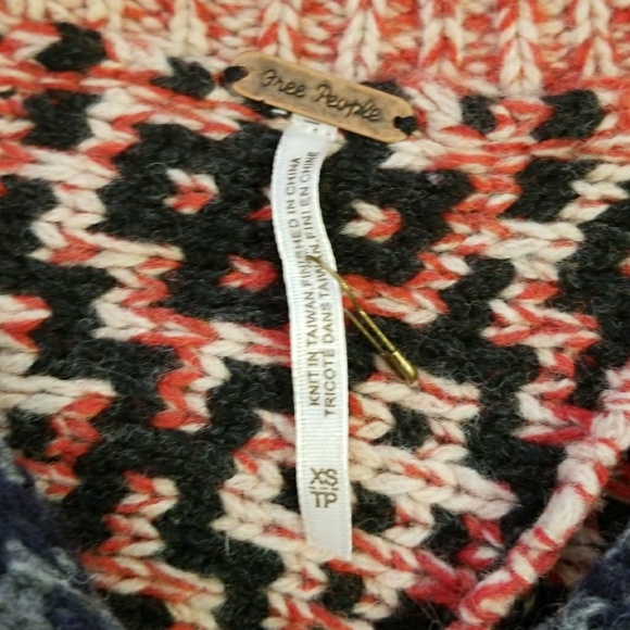 NWOT Free People Cardigan Sweater with Open Back - Picture 3 of 8